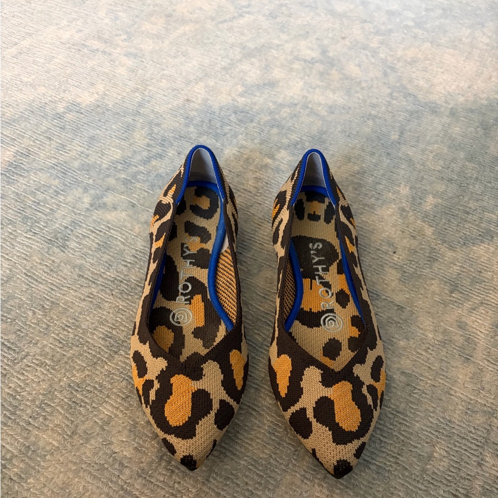 Rothy's Animal Print Women's Flats- Pointed Toe